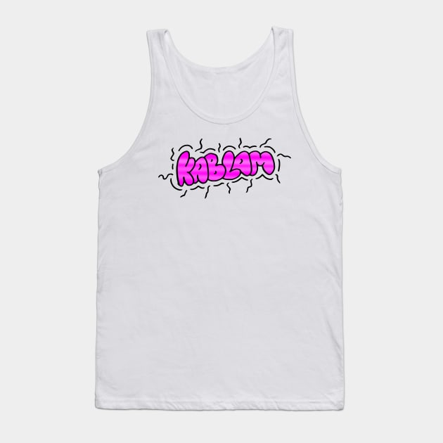 Kablam comic quote Tank Top by VANDERVISUALS